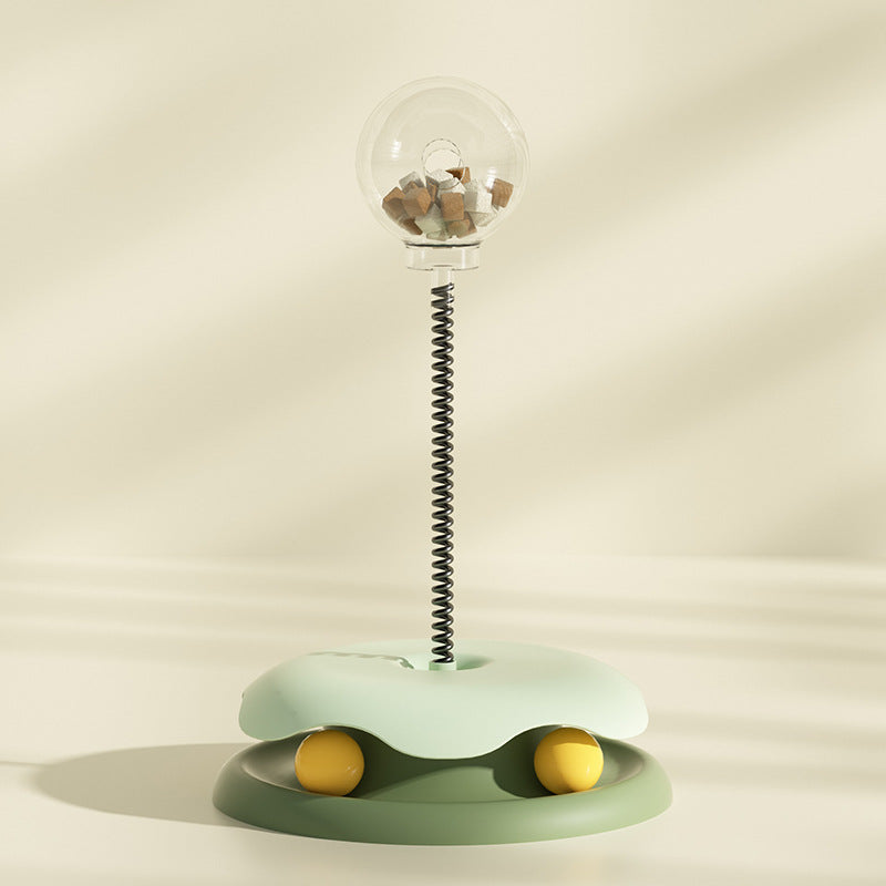 Feline Frenzy Interactive Cat Toy Treat Dispenser Ball for Cats-7