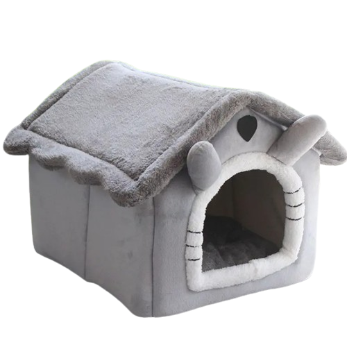 Soft Plush Dog House Pet Kennel Cozy Comfortable Durable Design
