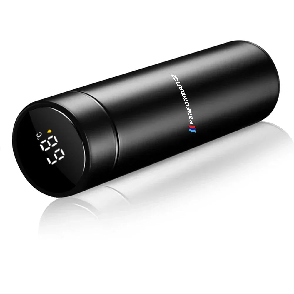 Smart Thermos Bottle 500ml with LCD Temperature Display Stainless Steel-1