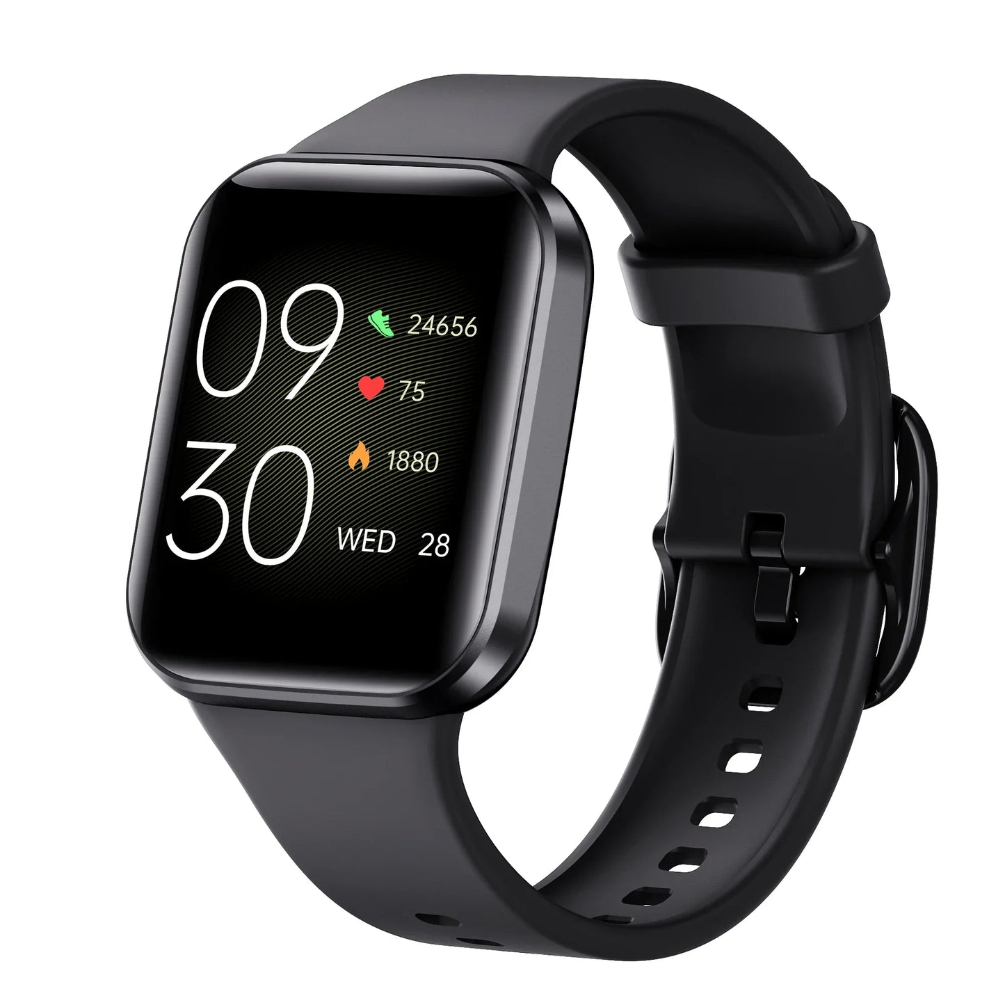 Luxury Waterproof Smart Watch Fitness Tracker Sport Black-0