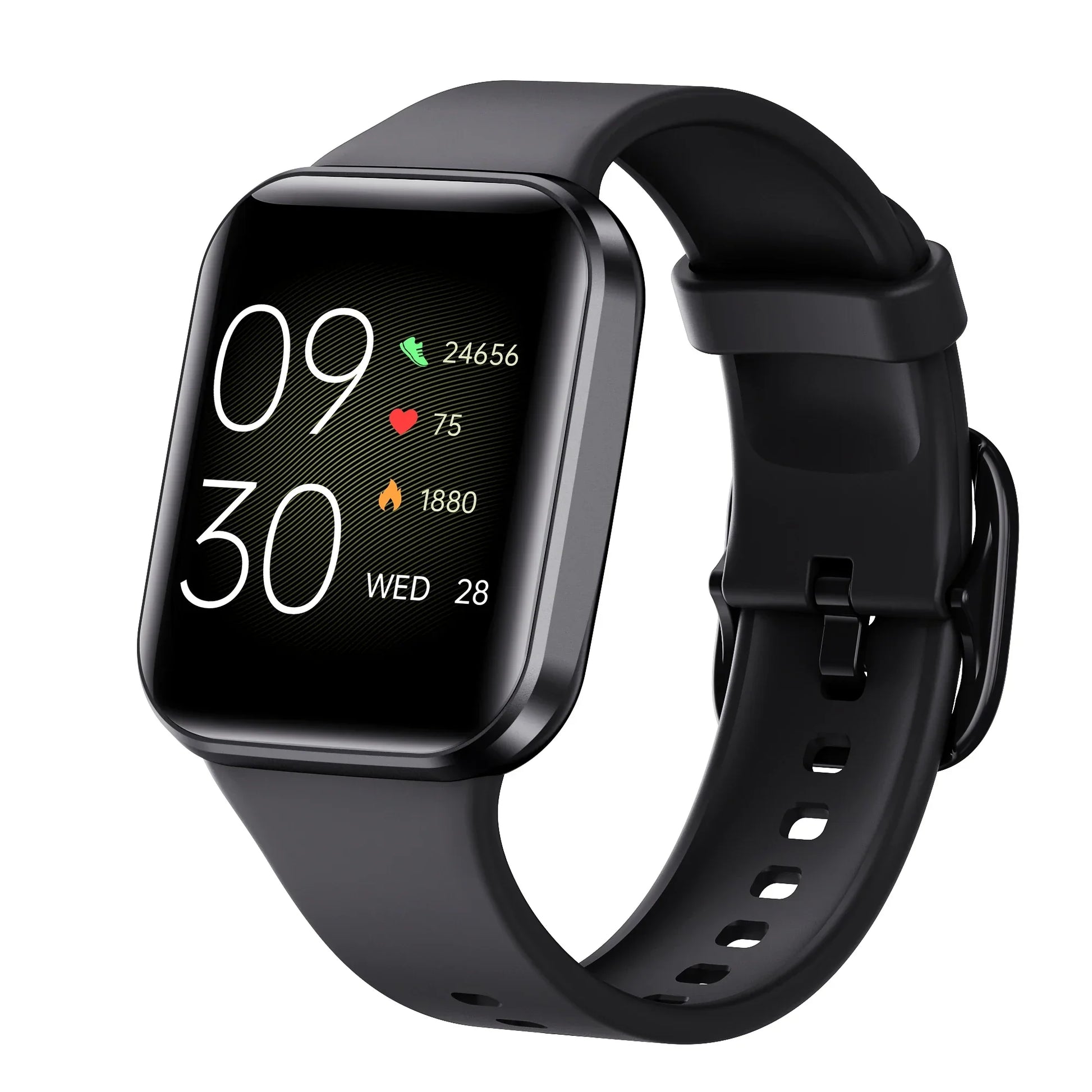 Luxury Waterproof Smart Watch Fitness Tracker Sport Black-0