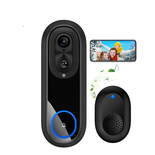 WiFi Video Doorbell 1080P Smart Camera Dual-Band 5G 2.4G-0
