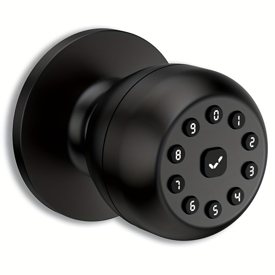Smart Keyless Door Lock with Keypad Rechargeable USB Metal Design-0