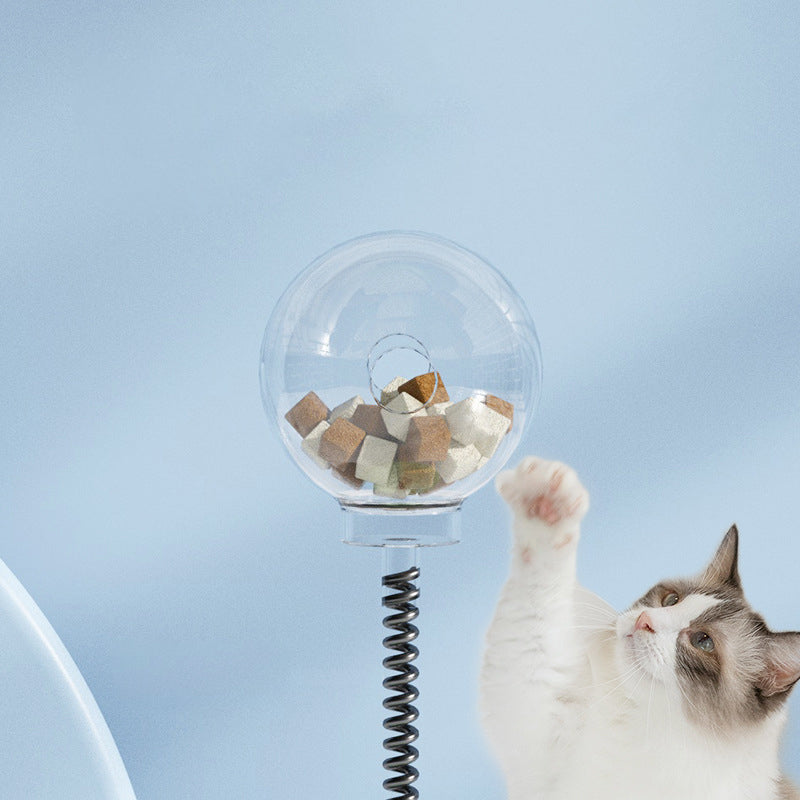 Feline Frenzy Interactive Cat Toy Treat Dispenser Ball for Cats-2
