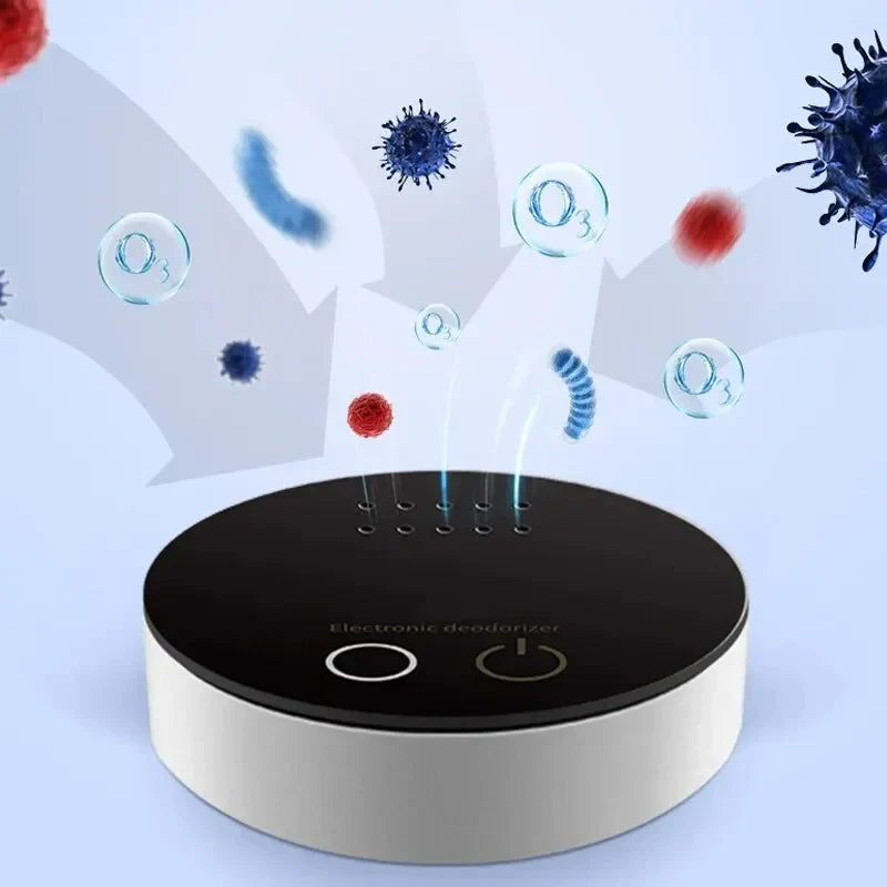 Portable Intelligent Ozone Air Purifier USB Battery Powered Quiet