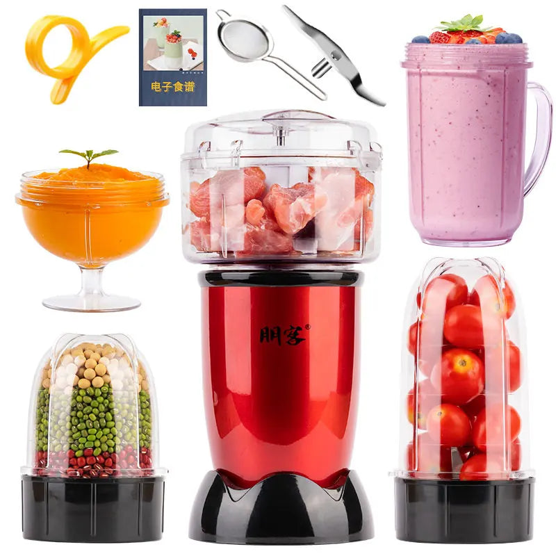 Multifunctional Electric Juicer Blender 5 Cups Stainless Steel Blade