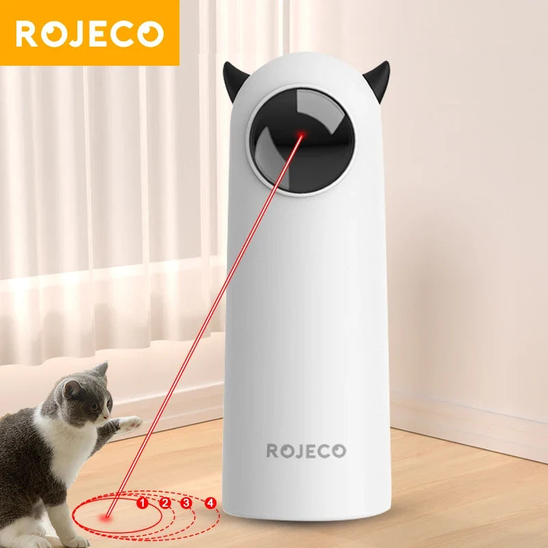 ROJECO Smart LED Laser Cat Toy Automatic Interactive Pet Toy-0
