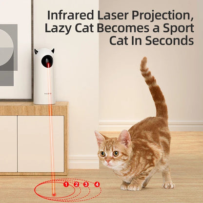ROJECO Smart LED Laser Cat Toy Automatic Interactive Pet Toy-1