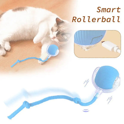 Rechargeable Smart Cat Toy Ball Interactive Automatic Pet Play Ball-0