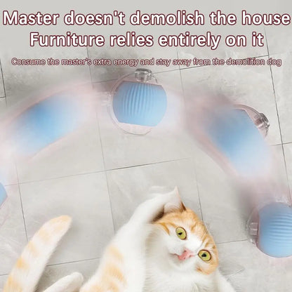 Rechargeable Smart Cat Toy Ball Interactive Automatic Pet Play Ball-4