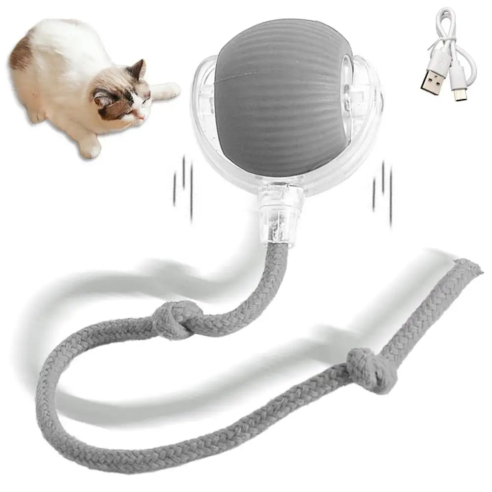 Rechargeable Smart Cat Toy Ball Interactive Automatic Pet Play Ball-8