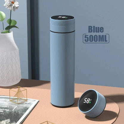 500ml Smart Thermos Bottle Blue-1
