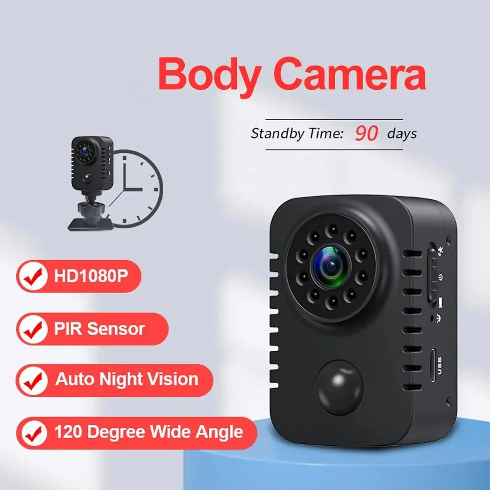 Mini Camera 1080P Full HD Pocket Camcorder with Night Vision-2