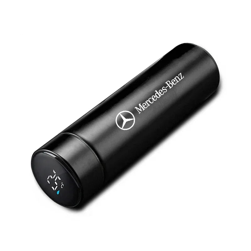 Smart Thermos Bottle–Temperature Display Leakproof Design 500ml Black-0