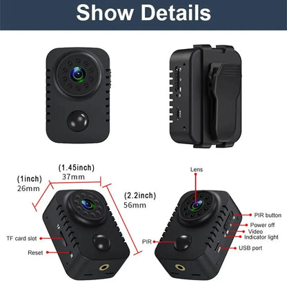 Mini Camera 1080P Full HD Pocket Camcorder with Night Vision-1