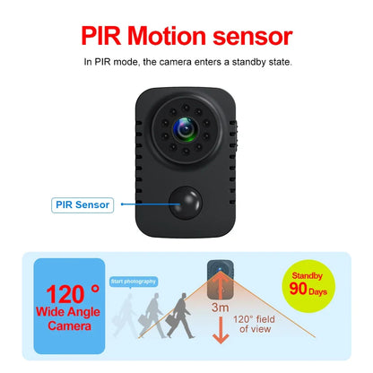 Mini Camera 1080P Full HD Pocket Camcorder with Night Vision-4