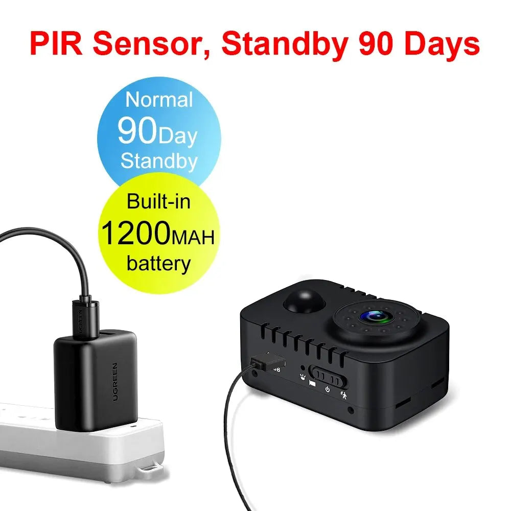 Mini Camera 1080P Full HD Pocket Camcorder with Night Vision-3