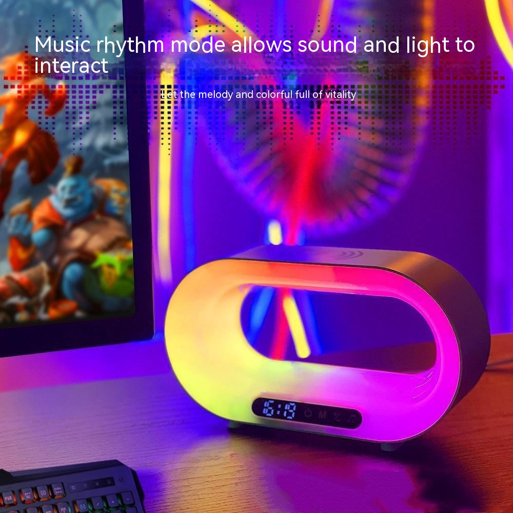 Smart LED Night Light Wireless Charger Alarm Clock 15W Fast Charge-3
