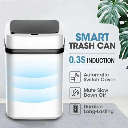 Smart Touch Kitchen Trash Bin 13L Eco-Friendly Sensor Trash Can-1