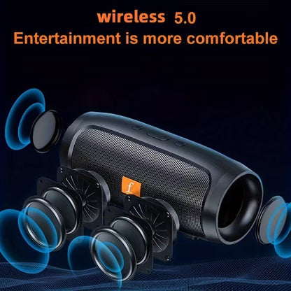 Wireless Speaker Dual Subwoofer Portable Bluetooth for Home Car-2
