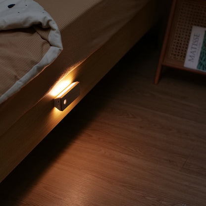 Rechargeable Wooden Motion Sensor Wall Night Light USB Charging-1