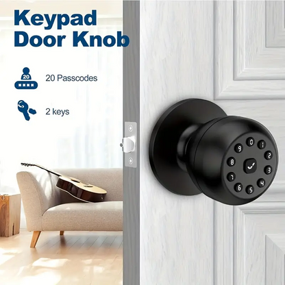 Smart Keyless Door Lock with Keypad Rechargeable USB Metal Design-2