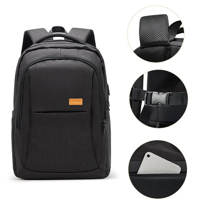 Smart Business Multifunctional Backpack with USB Charging Port for Men-4